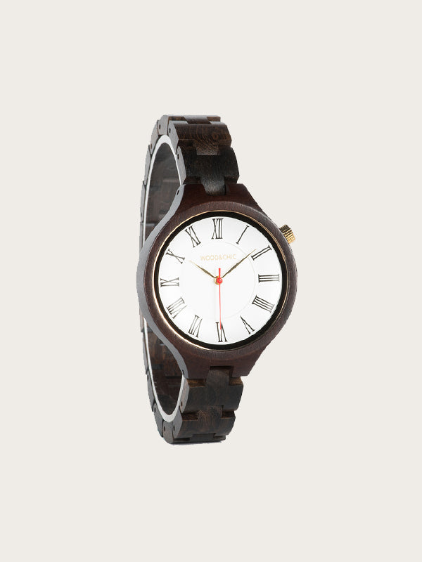 Montre en Bois Femme à Quartz - Bergamotte - Wood&Chic