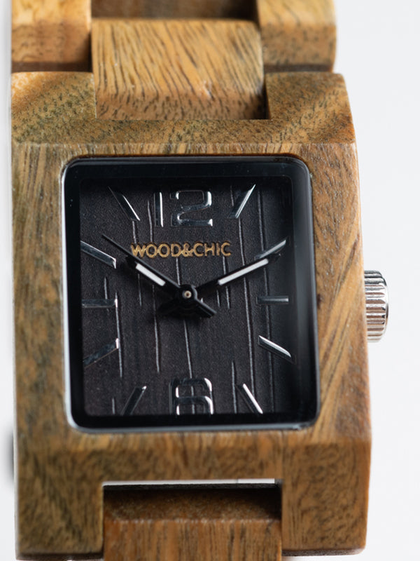 Montre en Bois Femme à Quartz - Jojoba - Wood&Chic