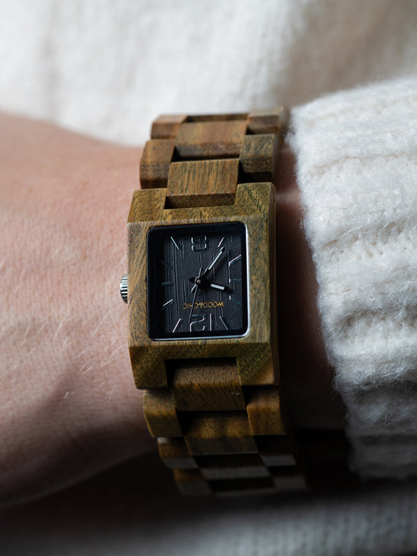 Montre en Bois Femme à Quartz - Jojoba - Wood&Chic