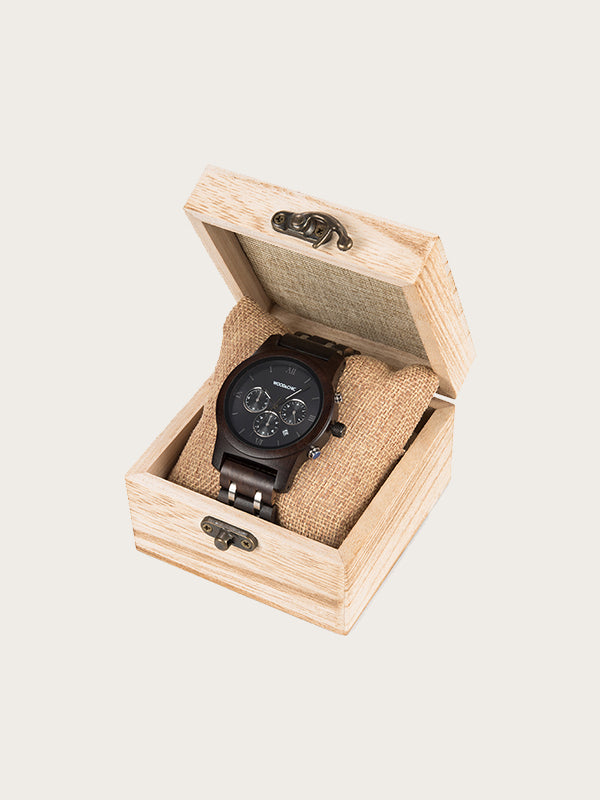 Montre en Bois Homme à Quartz - Acacia - Wood&Chic