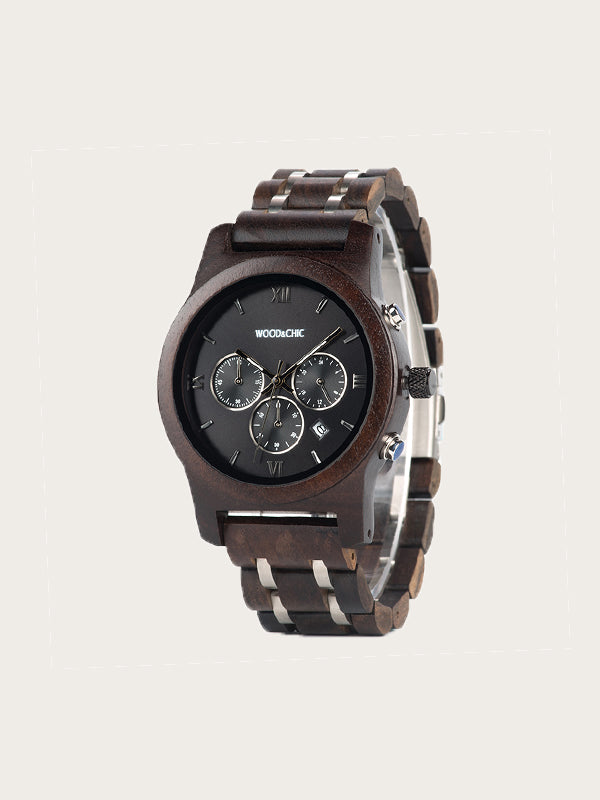 Montre en Bois Homme à Quartz - Acacia - Wood&Chic