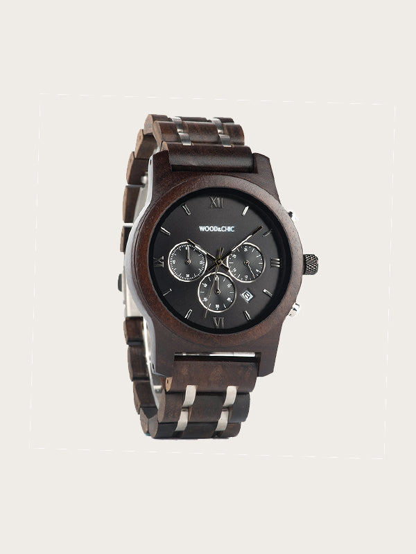 Montre en Bois Homme à Quartz - Acacia - Wood&Chic