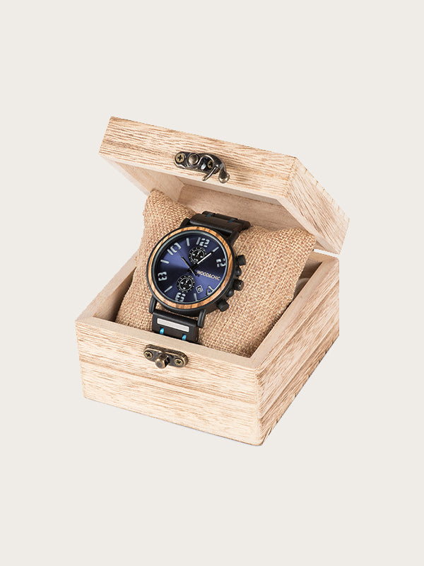 Montre en Bois Homme à Quartz - Amorpha - Wood&Chic