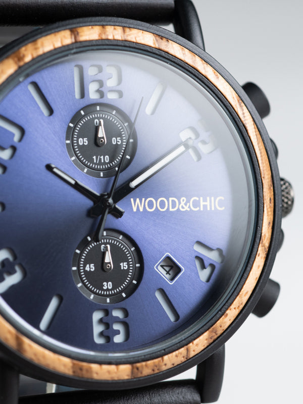 Montre en Bois Homme à Quartz - Amorpha - Wood&Chic