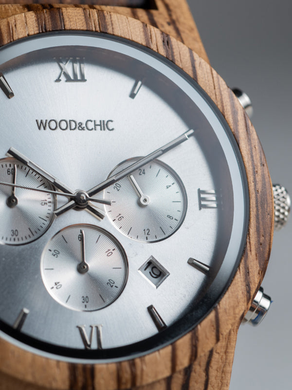 Montre en Bois Homme à Quartz - Aulne - Wood&Chic