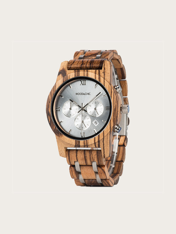 Montre en Bois Homme à Quartz - Aulne - Wood&Chic