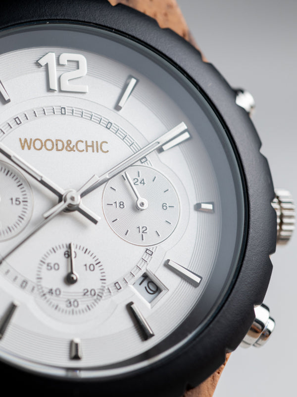 Montre en Bois Homme à Quartz - Badi - Wood&Chic