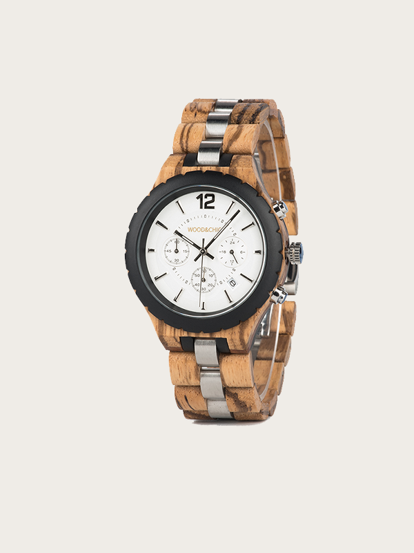 Montre en Bois Homme à Quartz - Badi