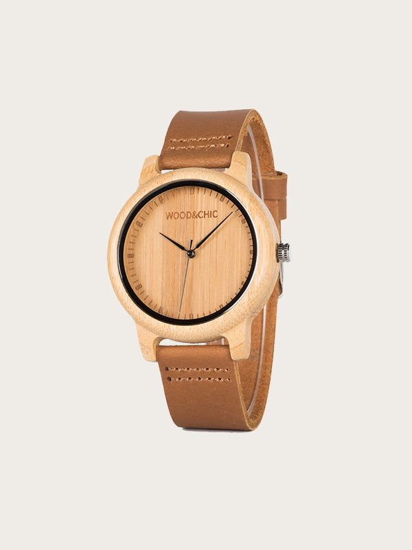 Montre en Bois Homme à Quartz Bambou Wood&Chic - Main Image