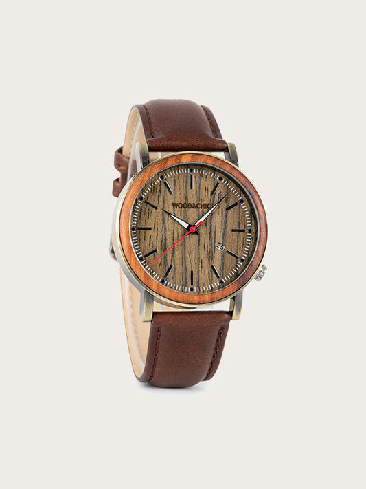 Montre en Bois Homme à Quartz - Iochrome - Wood&Chic