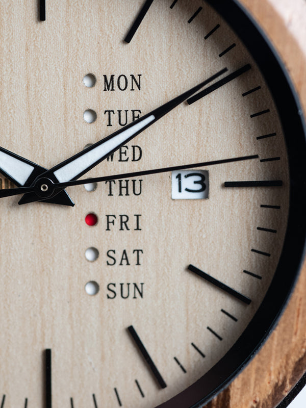 Montre en Bois Homme à Quartz - Rosa Canina - Wood&Chic