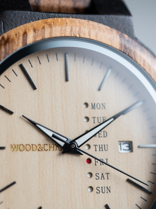 Montre en Bois Homme à Quartz - Rosa Canina - Wood&Chic