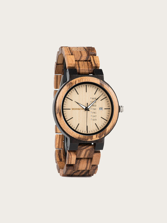 Montre en Bois Homme à Quartz - Rosa Canina - Wood&Chic