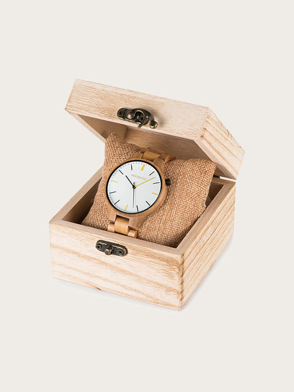 Montre en Bois Homme à Quartz - Zelkova - Wood&Chic
