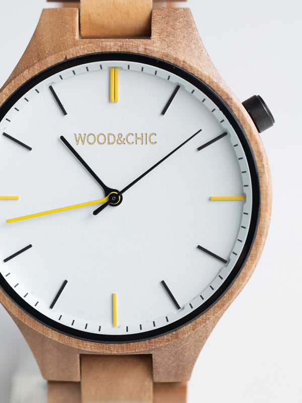 Montre en Bois Homme à Quartz - Zelkova - Wood&Chic