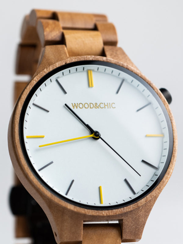 Montre en Bois Homme à Quartz - Zelkova - Wood&Chic