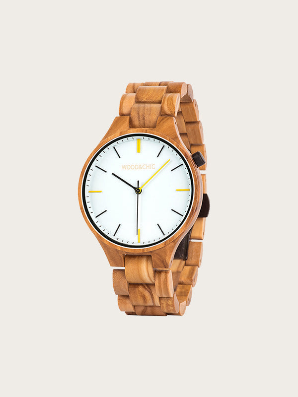 Montre en Bois Homme à Quartz - Zelkova - Wood&Chic