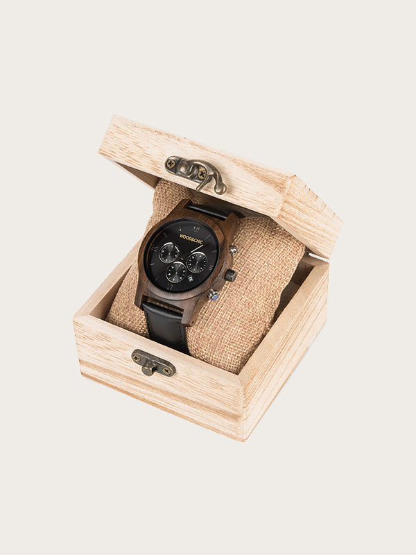 Montre en Bois Homme à Quartz - Longanier - Wood&Chic