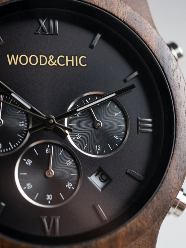 Montre en Bois Homme à Quartz - Longanier - Wood&Chic
