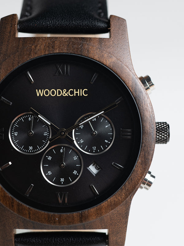 Montre en Bois Homme à Quartz - Longanier - Wood&Chic