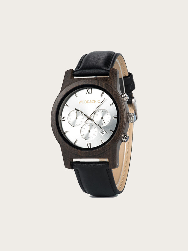 Montre en Bois Homme à Quartz - Sorbier - Wood&Chic