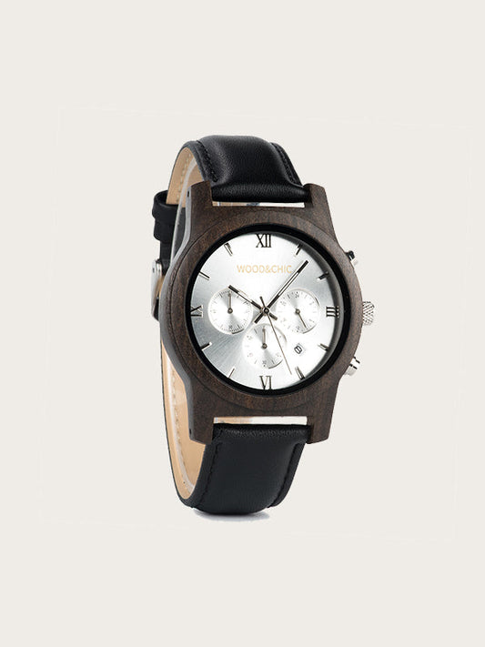 Montre en Bois Homme à Quartz - Sorbier - Wood&Chic