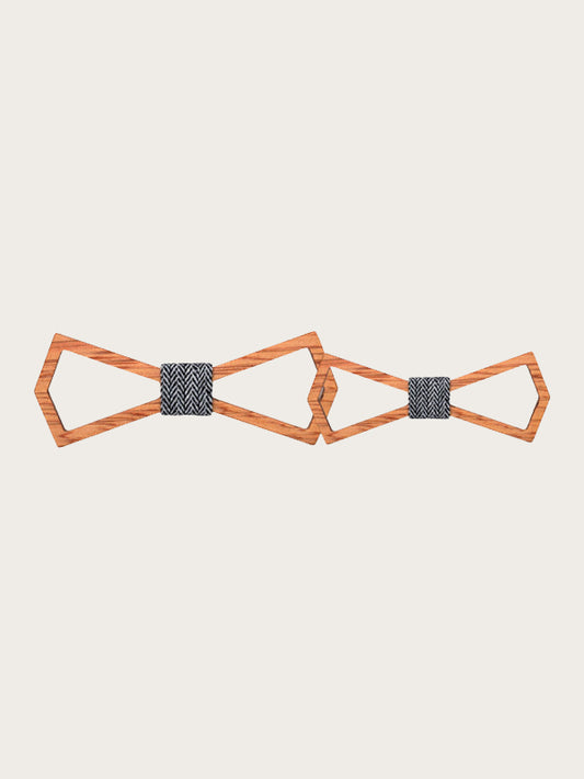 Noeuds Papillon en Bois Père & Fils - Houx - Wood&Chic