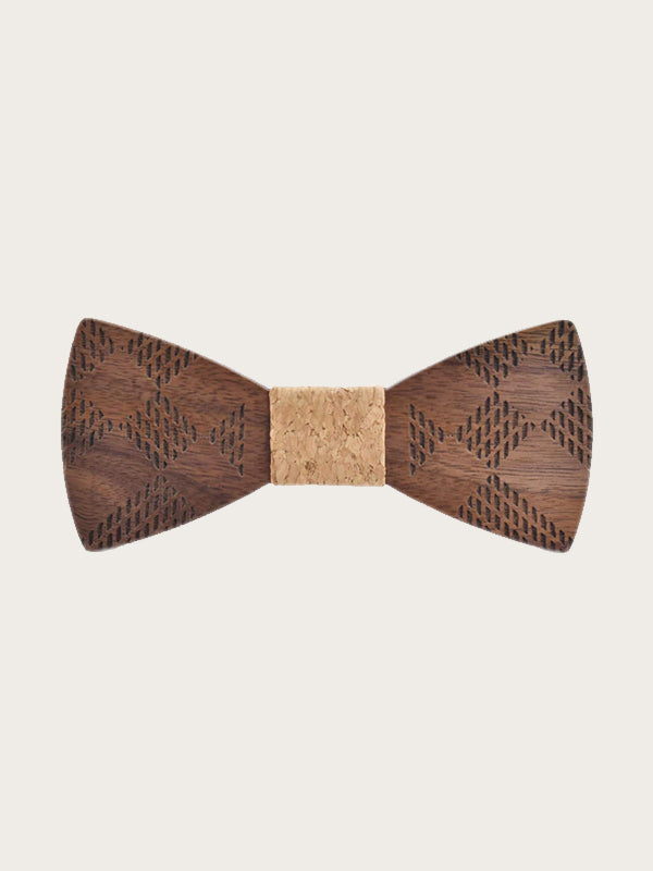 Noeud Papillon en Bois Homme - Cactus - Wood&Chic