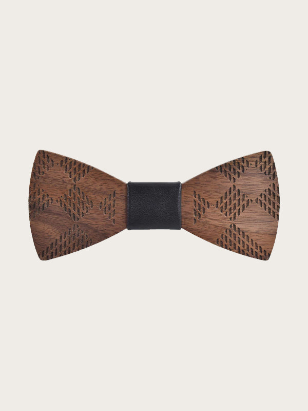 Noeud Papillon en Bois Homme - Cactus - Wood&Chic