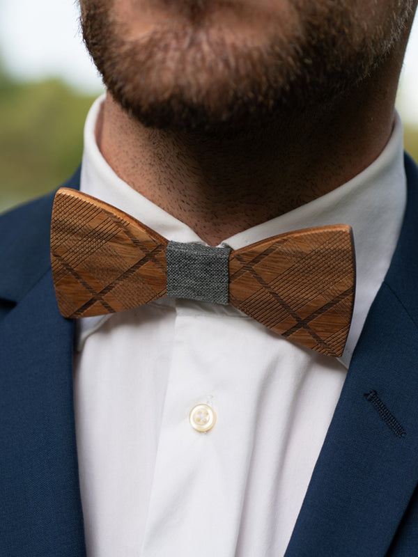 Noeud Papillon En Bois Homme - Celtique - Wood&Chic
