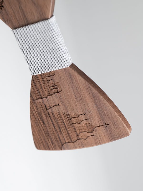 Noeud Papillon en Bois Homme - City Nice - Wood&Chic