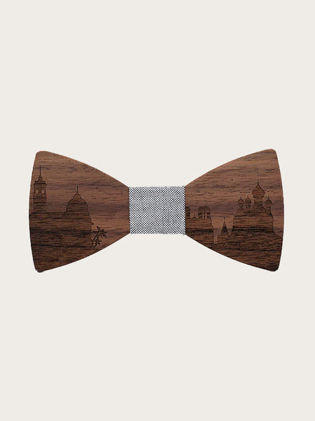 Nœud Papillon Bois Liberty - La Cravate Rouge