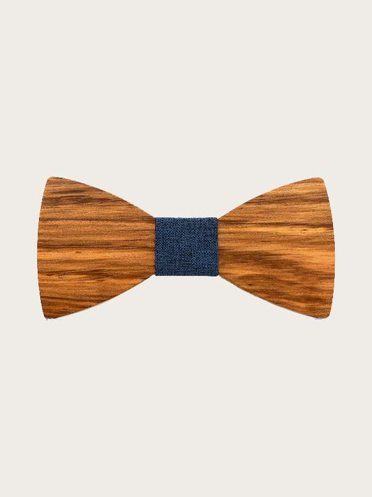 Noeud Papillon en Bois Homme - Cotonnier - Wood&Chic