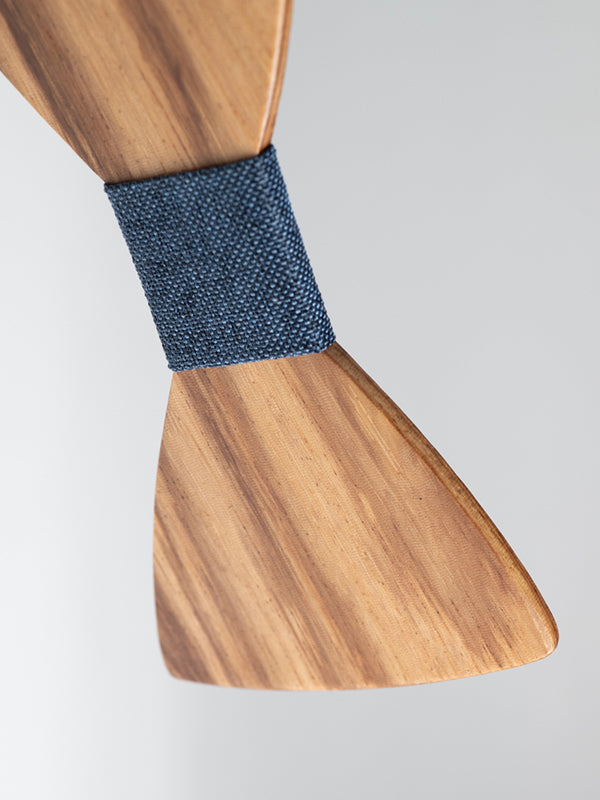 Noeud Papillon en Bois Homme - Cotonnier - Wood&Chic