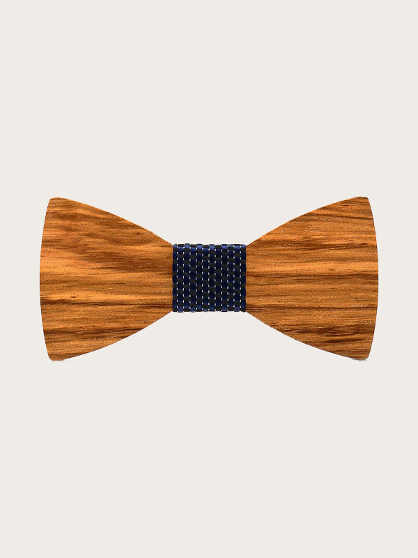 Noeud Papillon en Bois Homme - Cotonnier - Wood&Chic