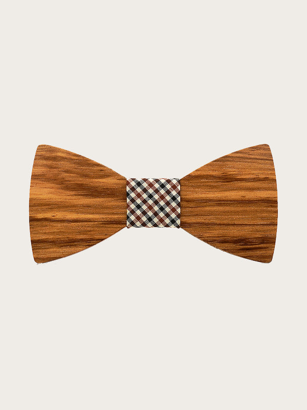 Noeud Papillon en Bois Homme - Cotonnier - Wood&Chic