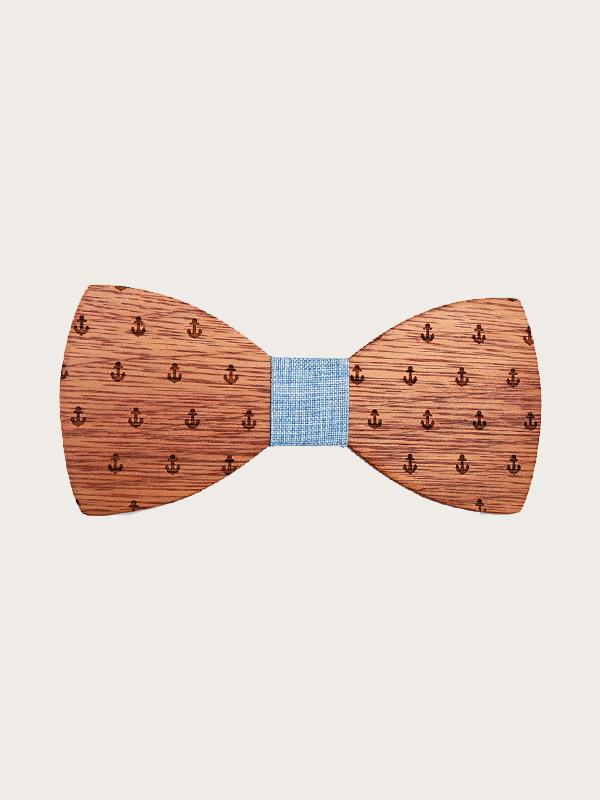 Noeud Papillon en Bois Homme - Marin - Wood&Chic