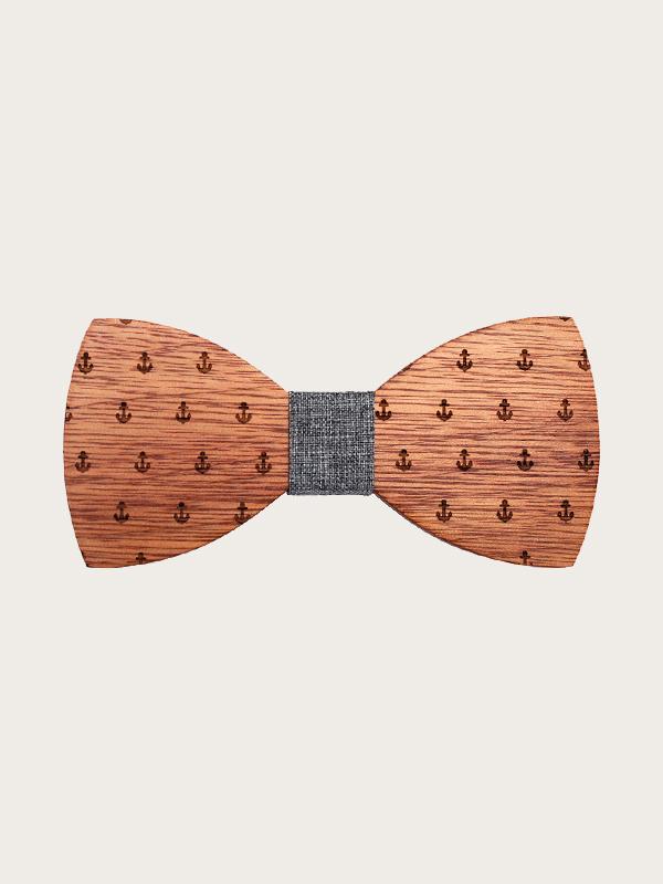 Noeud Papillon en Bois Homme - Marin - Wood&Chic