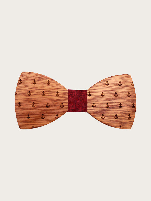 Noeud Papillon en Bois Homme - Marin - Wood&Chic