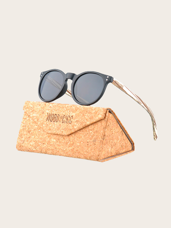 Lunettes de Soleil en Bois UV400 Unisexe - Asparagus - Wood&Chic