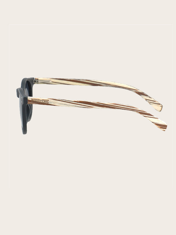 Lunettes de Soleil en Bois UV400 Unisexe - Asparagus - Wood&Chic