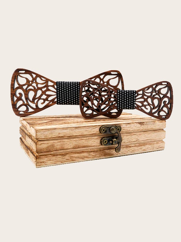 Coffret Noeuds Papillon en Bois Père & Fils - Corydale - Wood&Chic