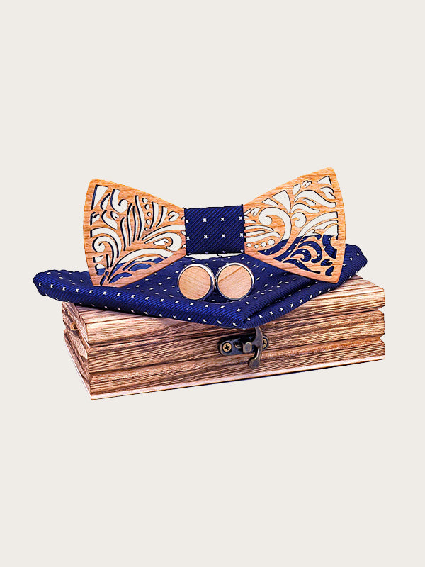 Coffret Noeud Papillon en Bois Homme - Feijoa