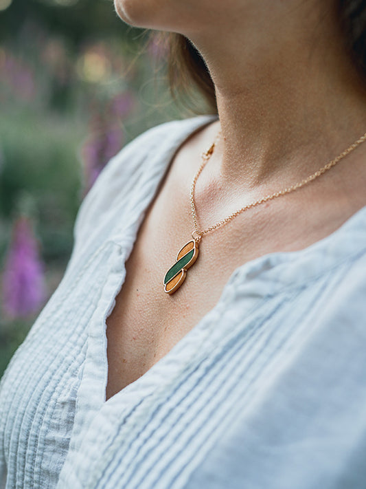 Collier en Bois Femme - Violette