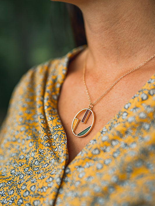 Collier en Bois Femme - Petunia