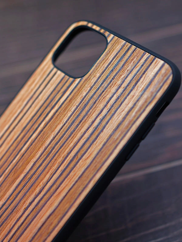 Coque en Bois iPhone - Lilas