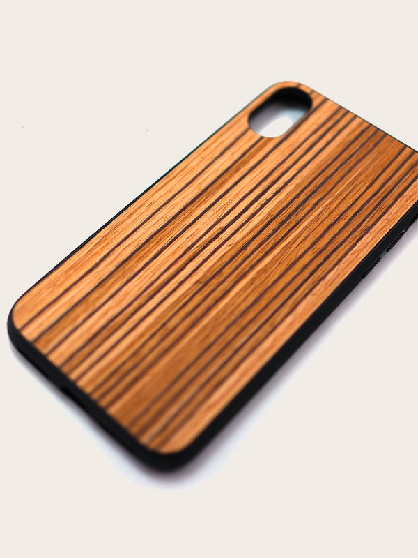 Coque en Bois iPhone - Lilas