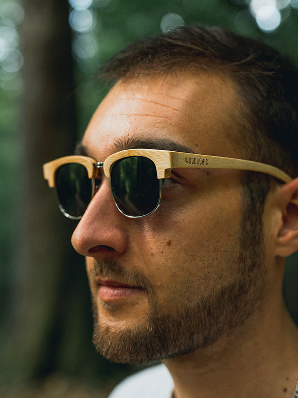 Lunettes de Soleil en Bois UV400 Unisexe - Myrte