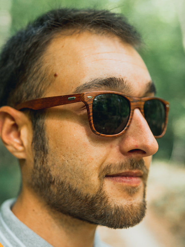 Lunettes de Soleil en Bois UV400 Unisexe - Ononis