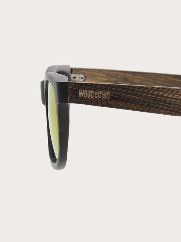 Lunettes de Soleil en Bois UV400 Unisexe - Ginkgo - Wood&Chic